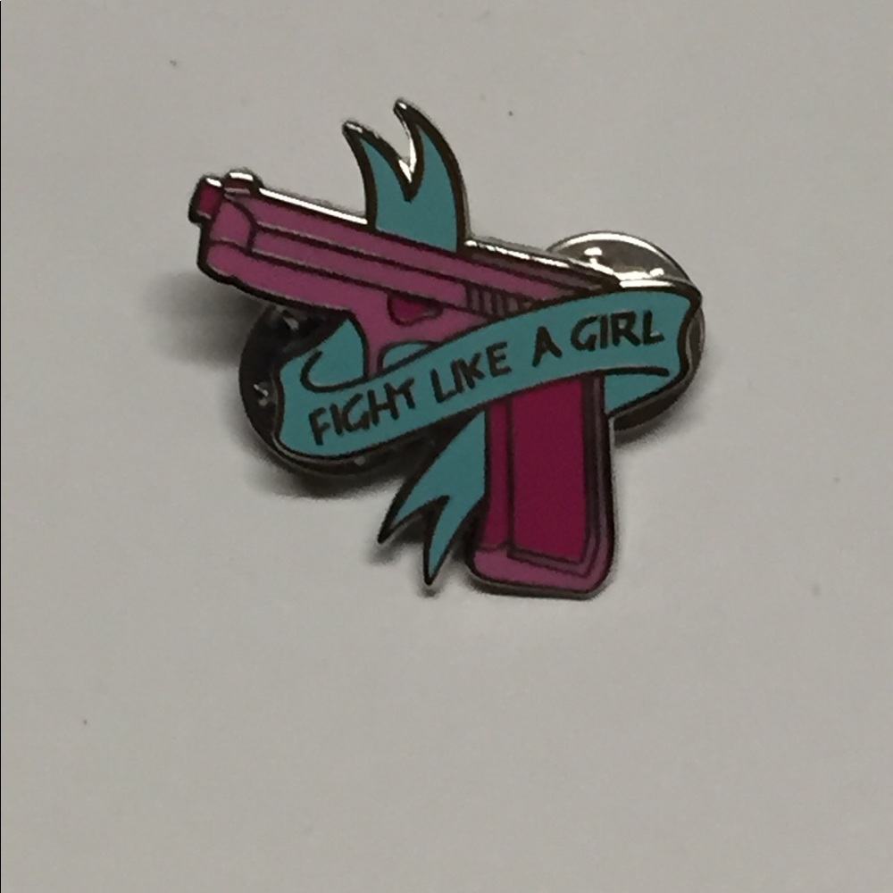 Fight Like a Girl Pin